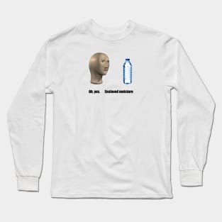 Meme man enslaves moisture Long Sleeve T-Shirt